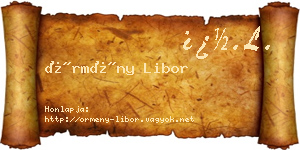 Örmény Libor névjegykártya